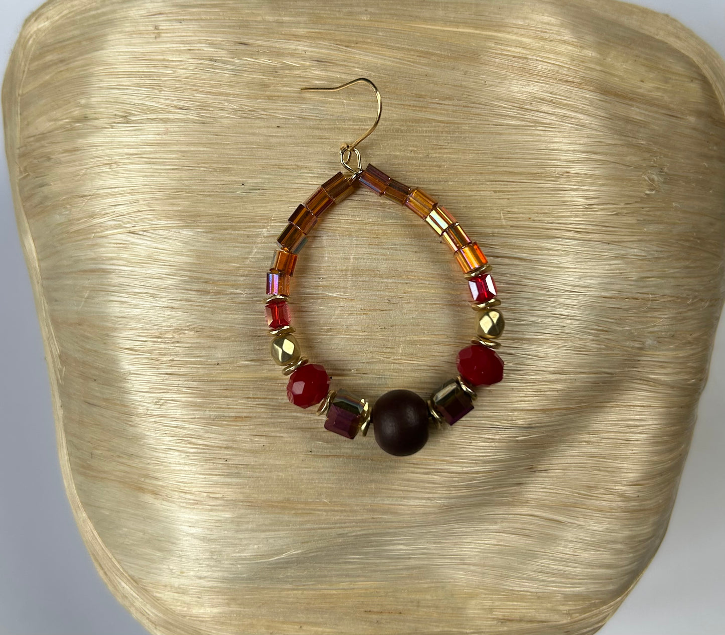 Elegant hoop earrings