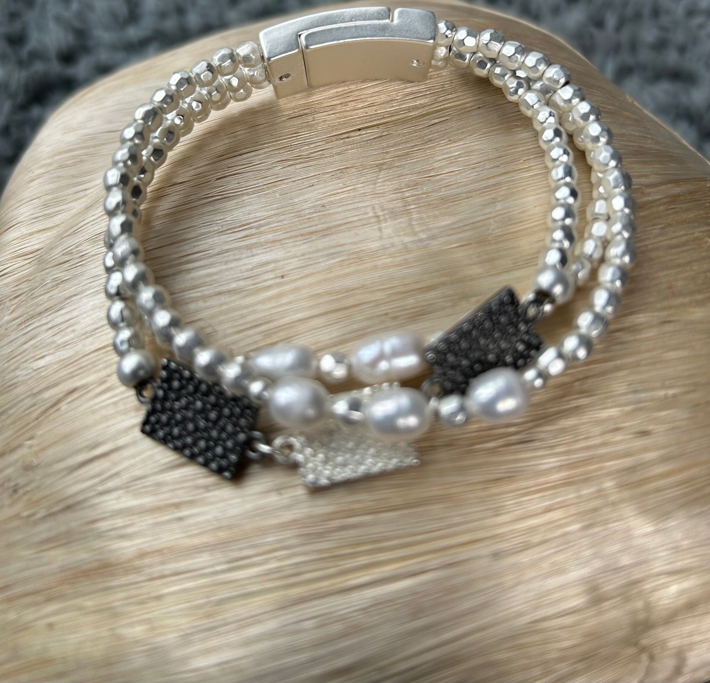 elegant double-strand bracelet