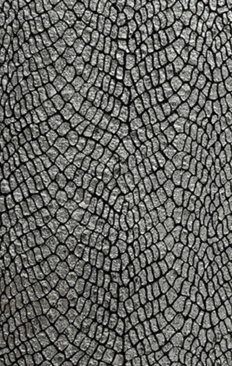 Metallic Reptile Print Dress