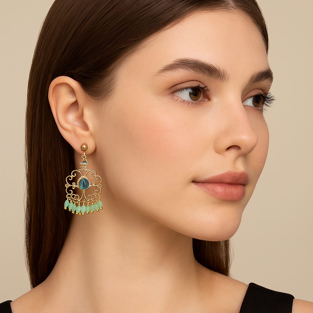 elegant chandelier earrings