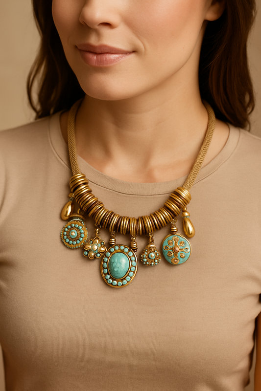 Bold statement necklace