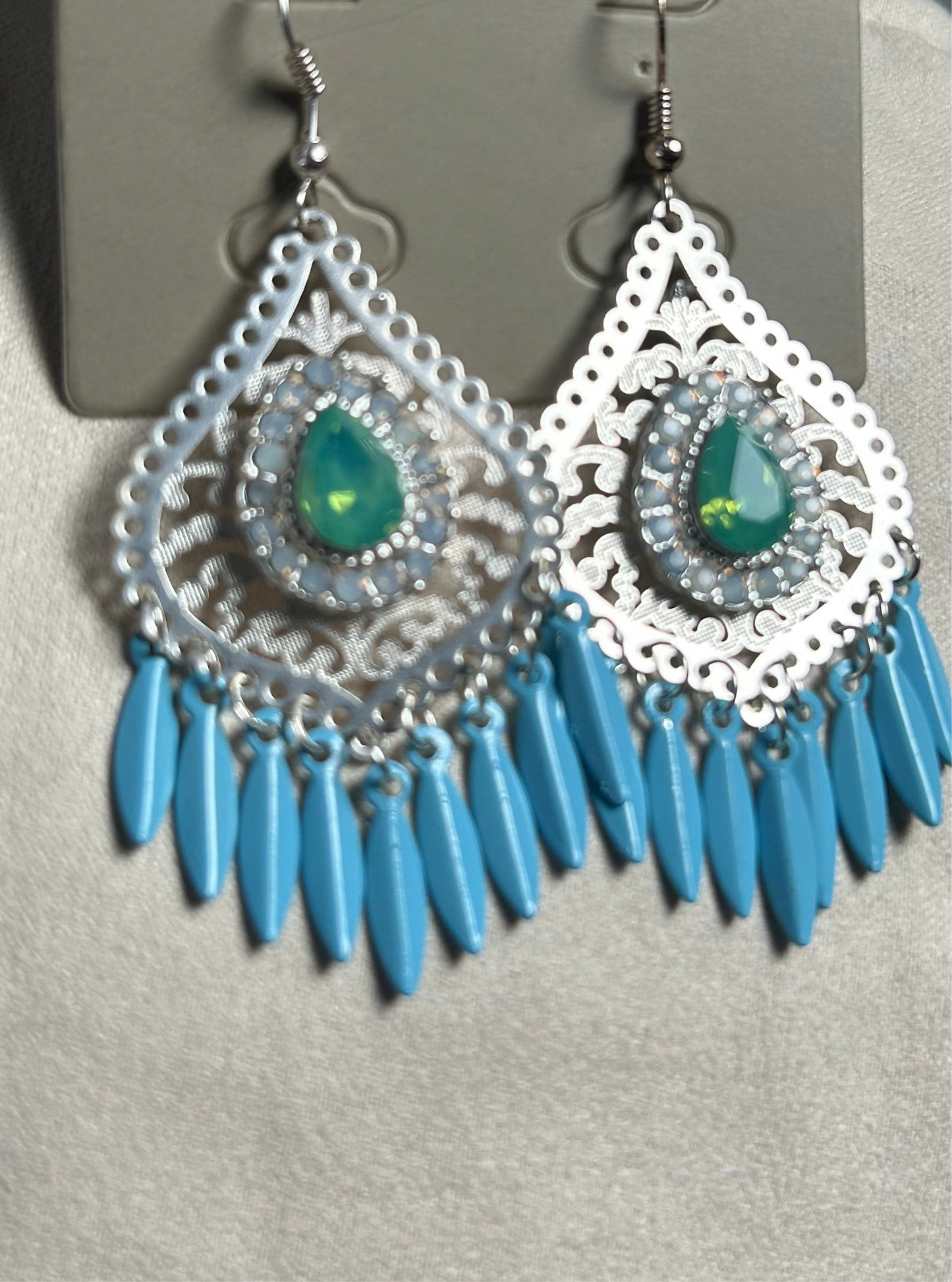vibrant bohemian style earrings