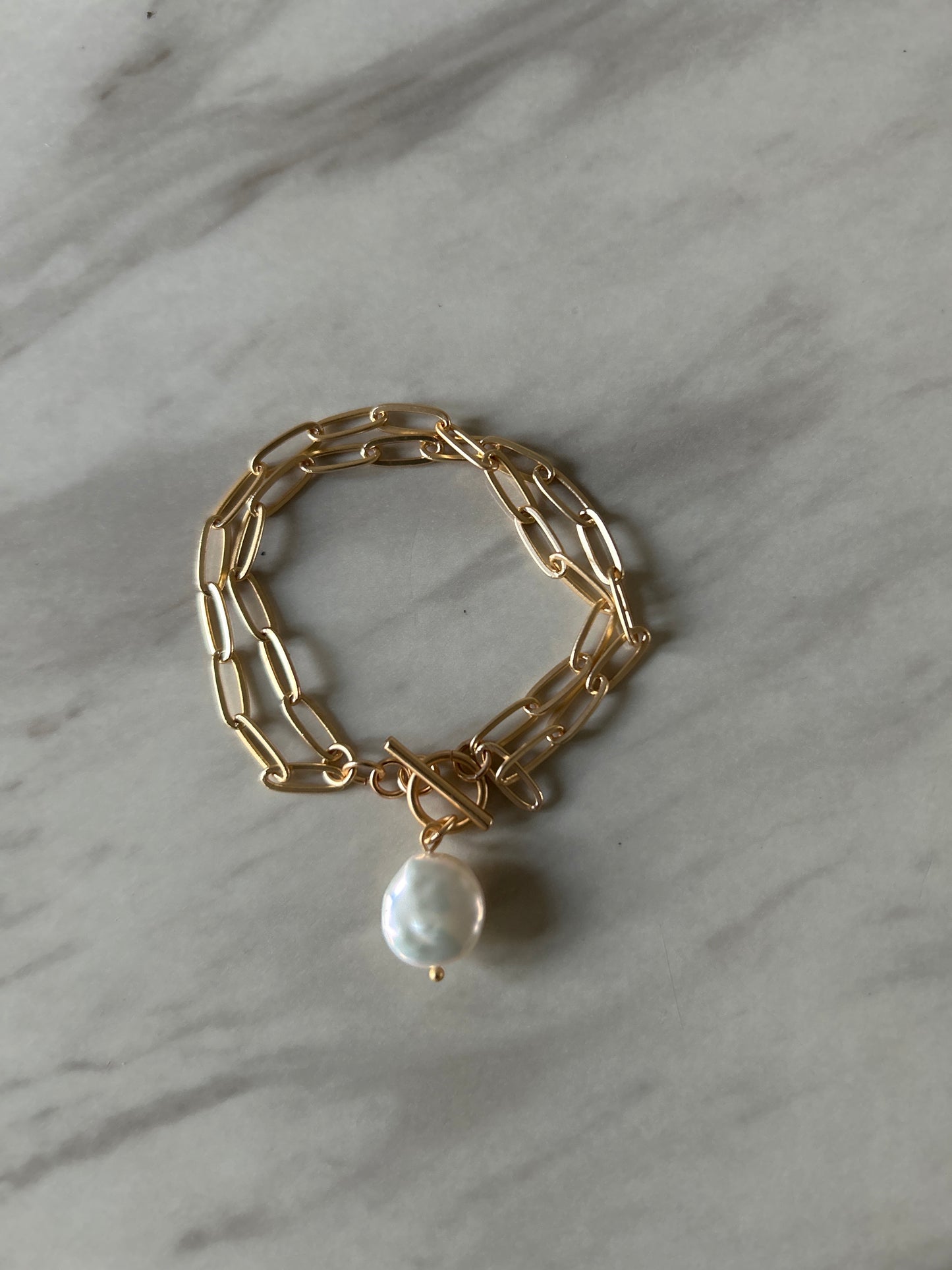 Gold plated bracelet