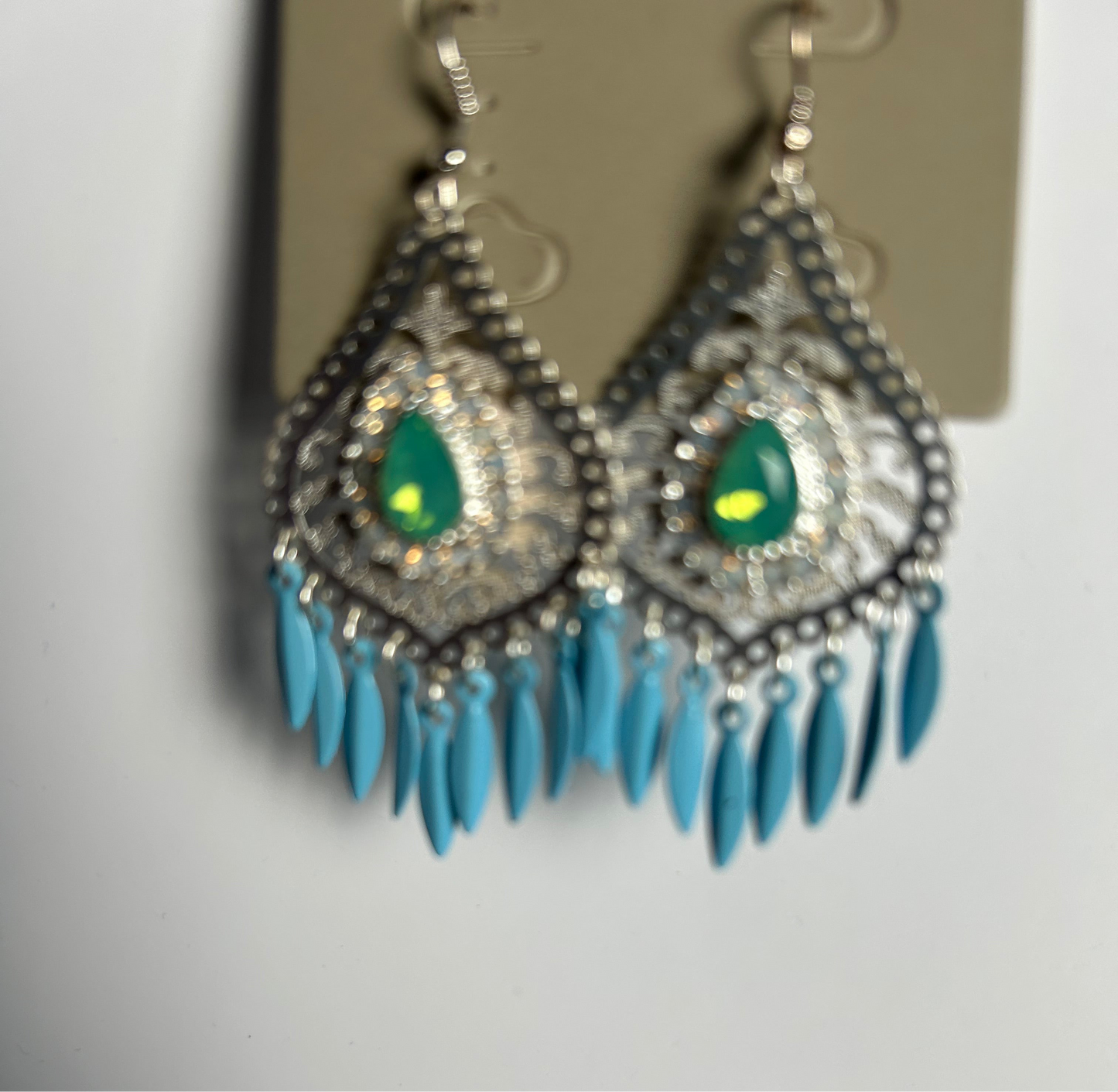 vibrant bohemian style earrings