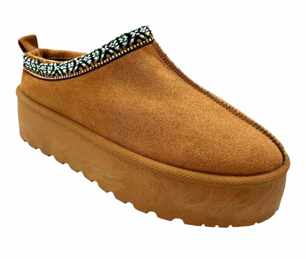 Platform slip on slippers Boots shoes