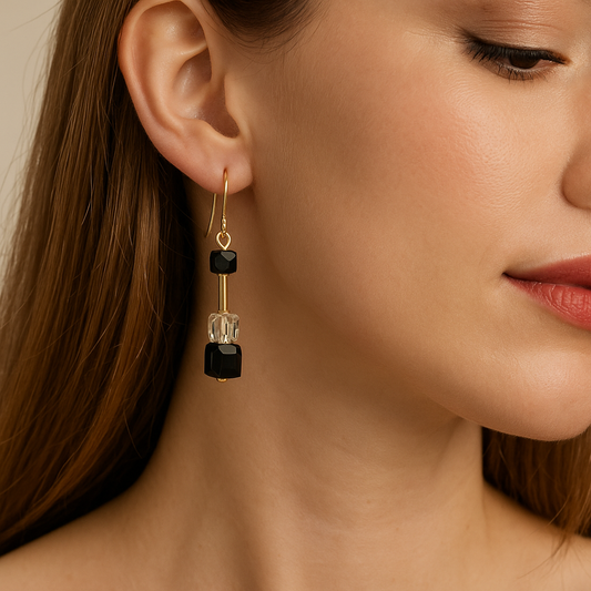 modern dangle earrings