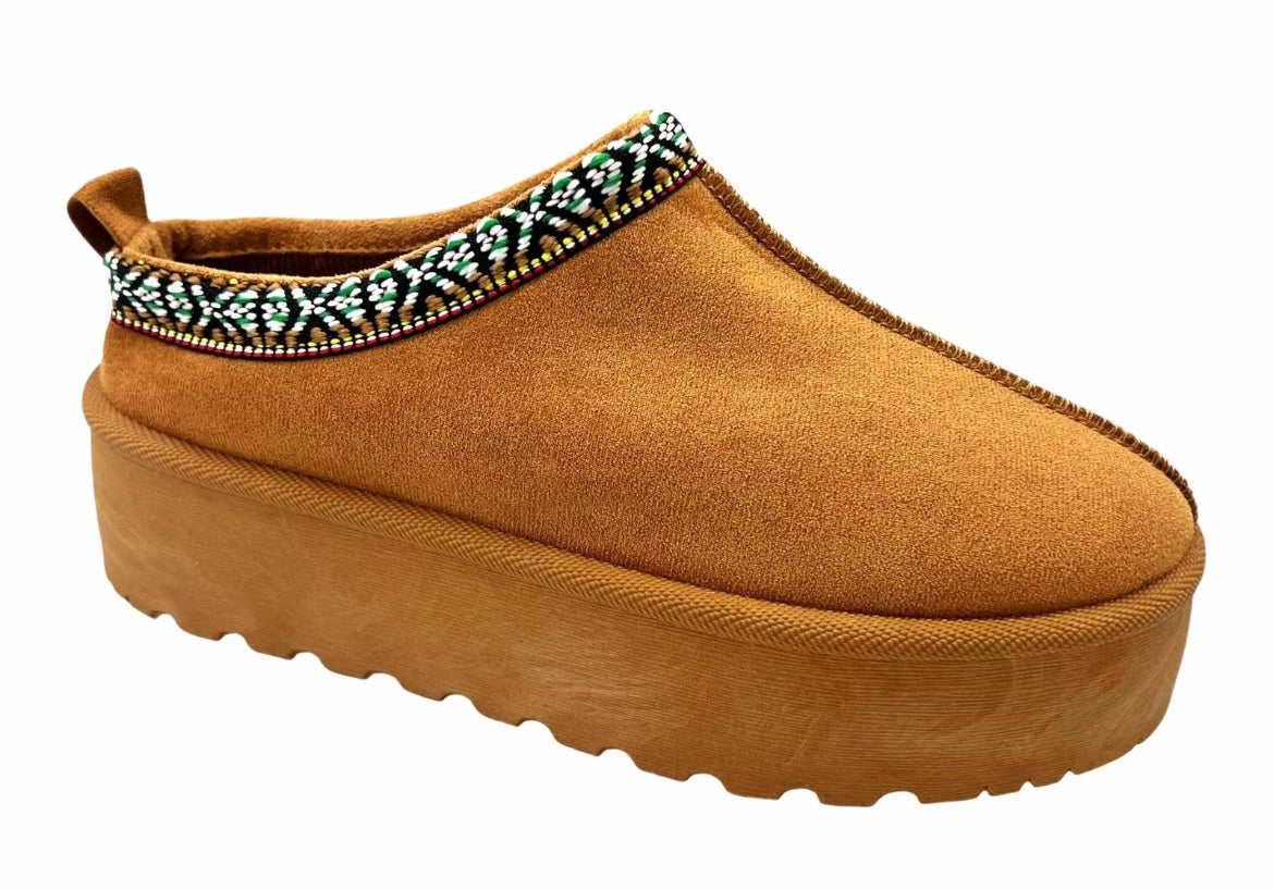 Platform slip on slippers Boots shoes