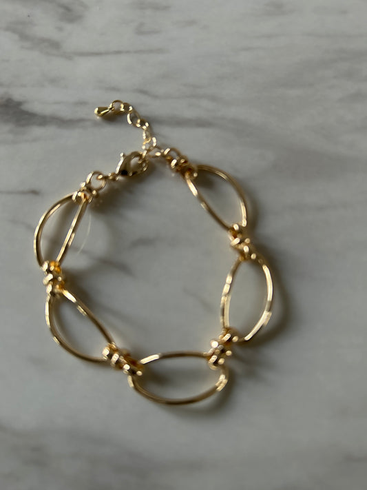 Gold plated bracelet