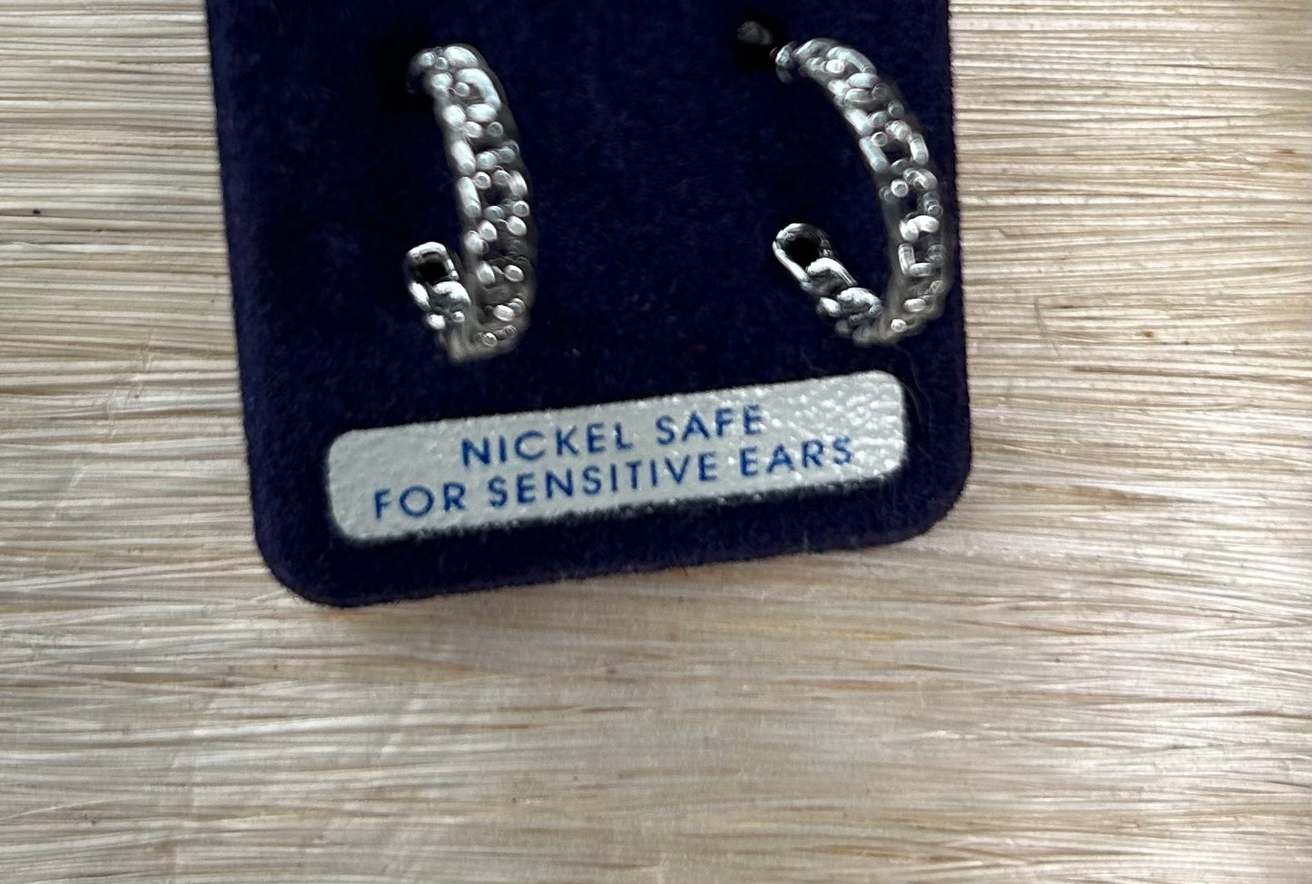 delicate silver-tone small hoop earrings