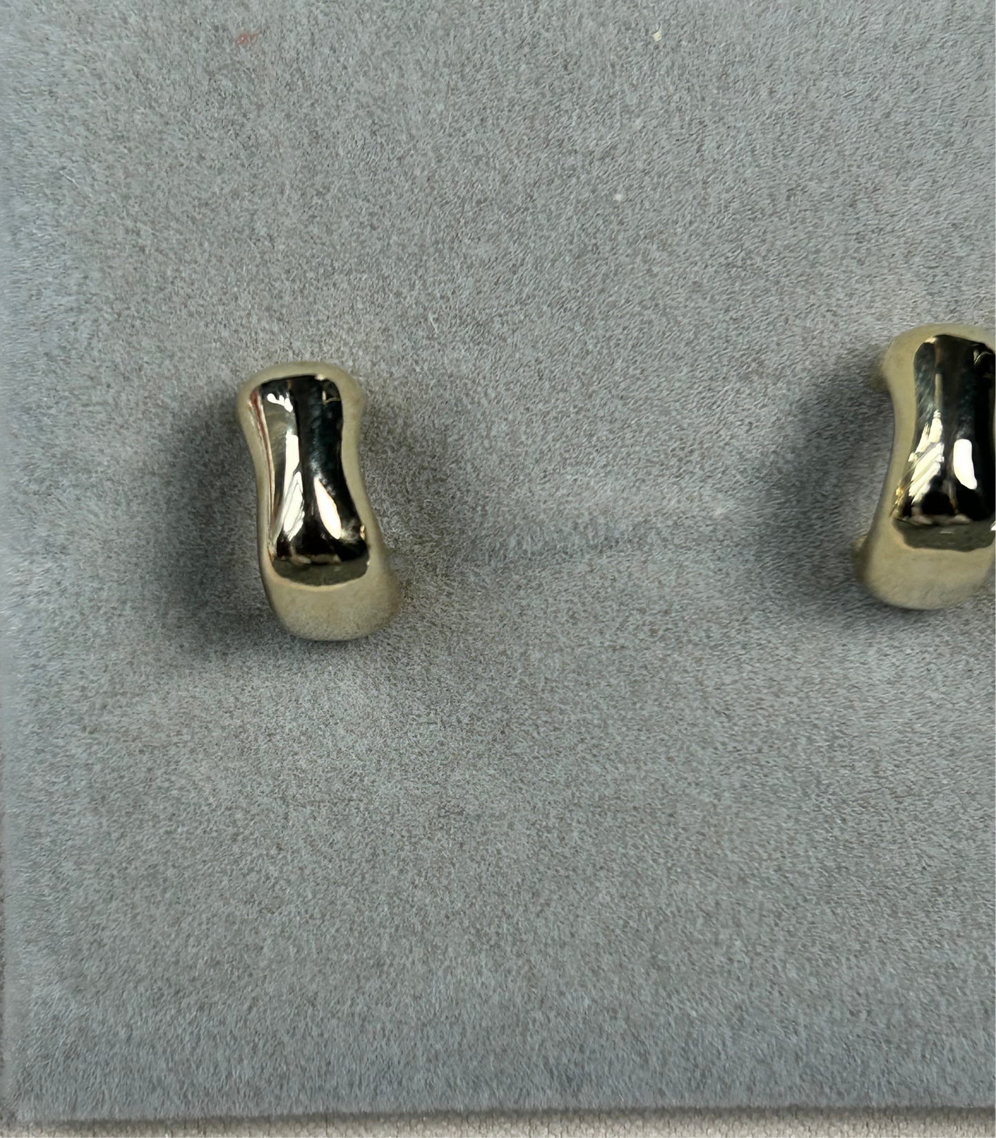 sleek gold-tone stud small earrings