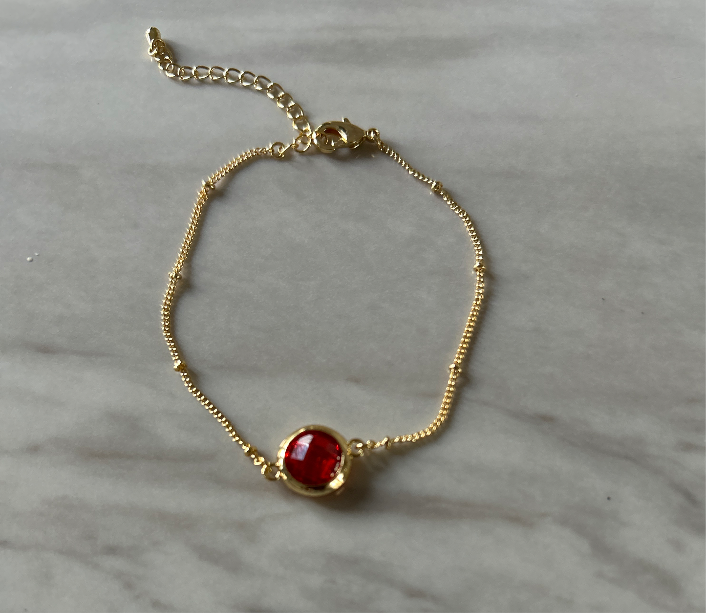Gold plated bracelet