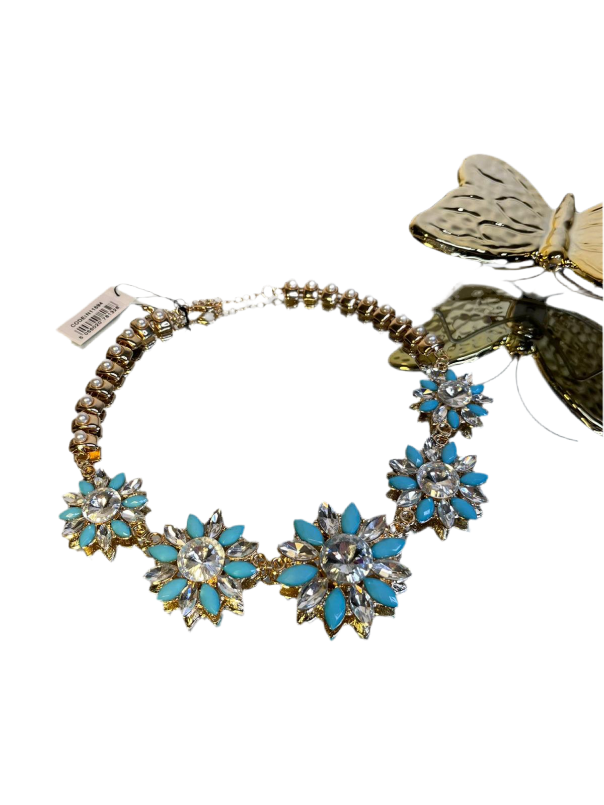 Beautiful floral statement necklace