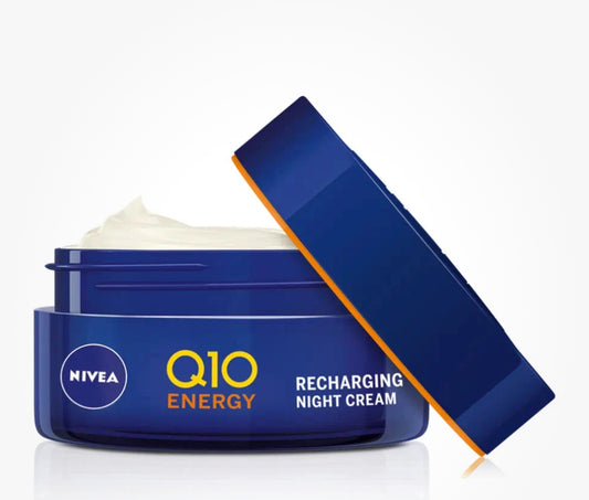 NIVEA Q10 Energy Recharging Night Cream Moisturiser 50ml