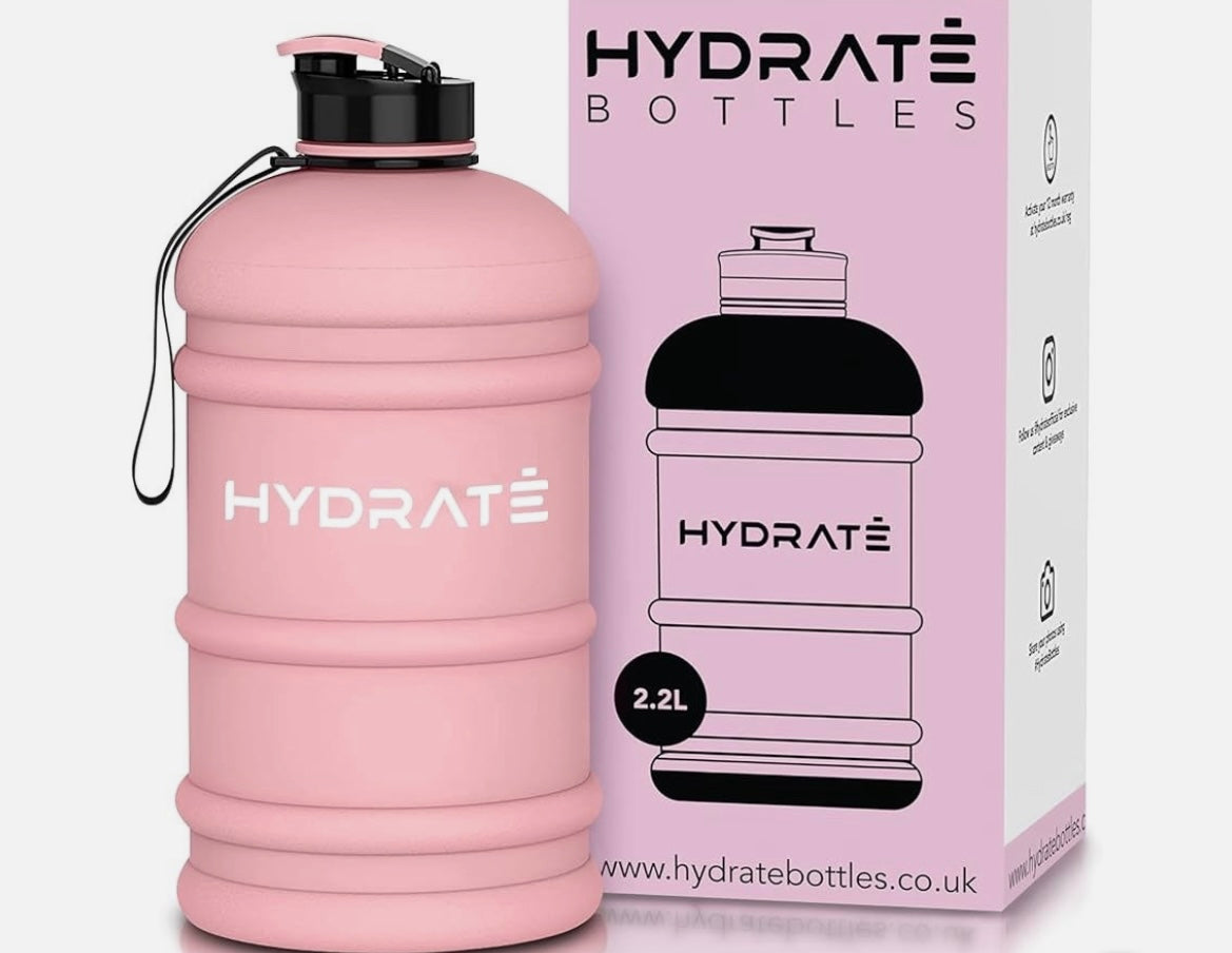 Hydrate water bottle 2.2L ￼
