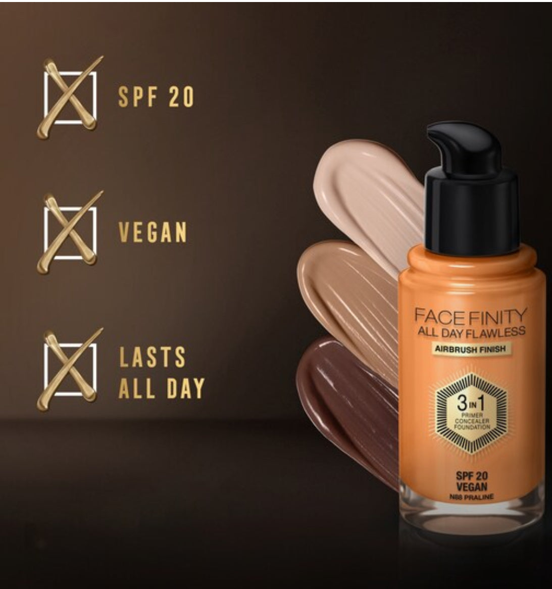 Max Factor Facefinity 3 In 1 Foundation Praline 30Ml