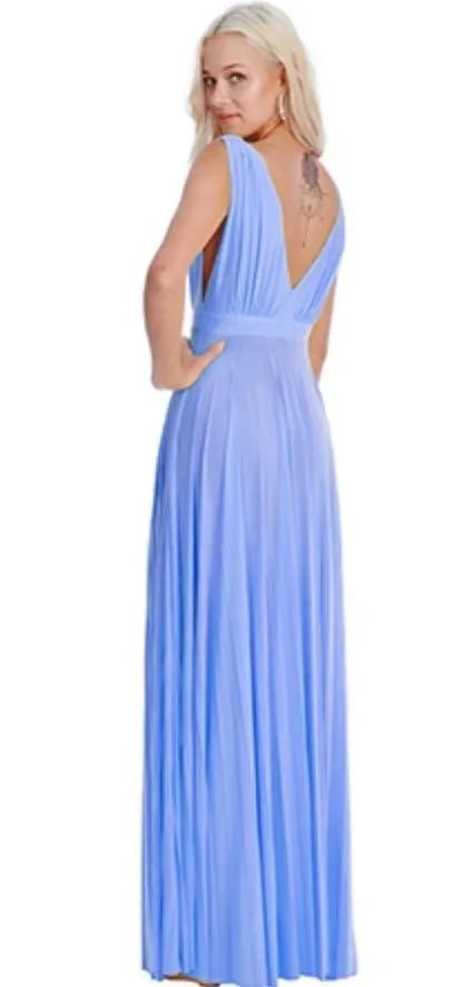 Pleated Oscar Maxi Dress