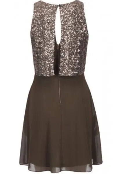 Sequin Skater Dress