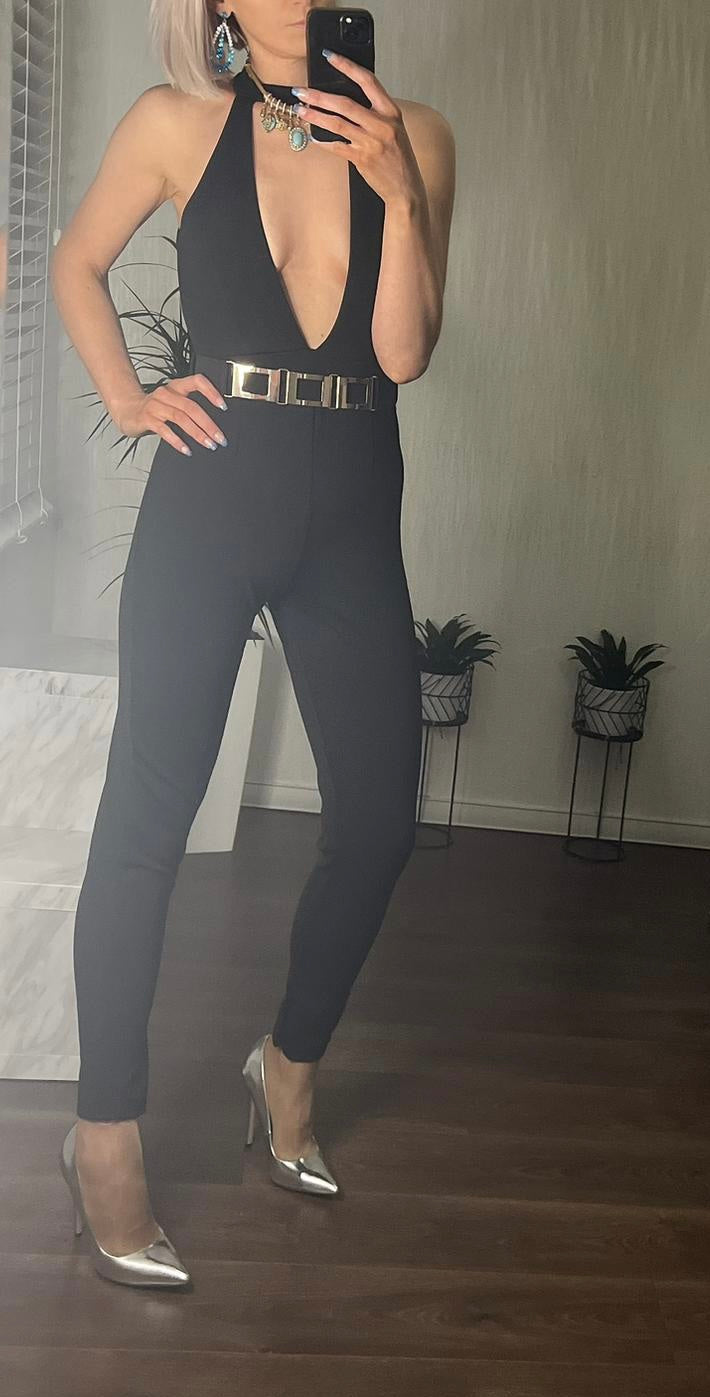 Deep Plunge Jumpsuit