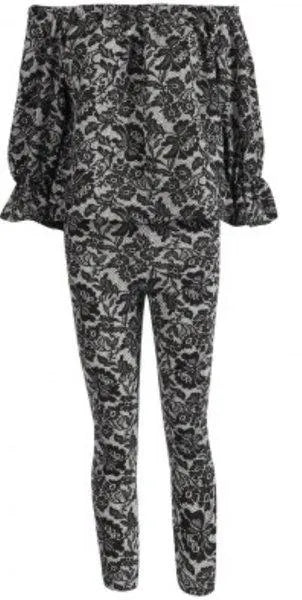 BARDOT TOP AND BOTTOM LACE SUIT