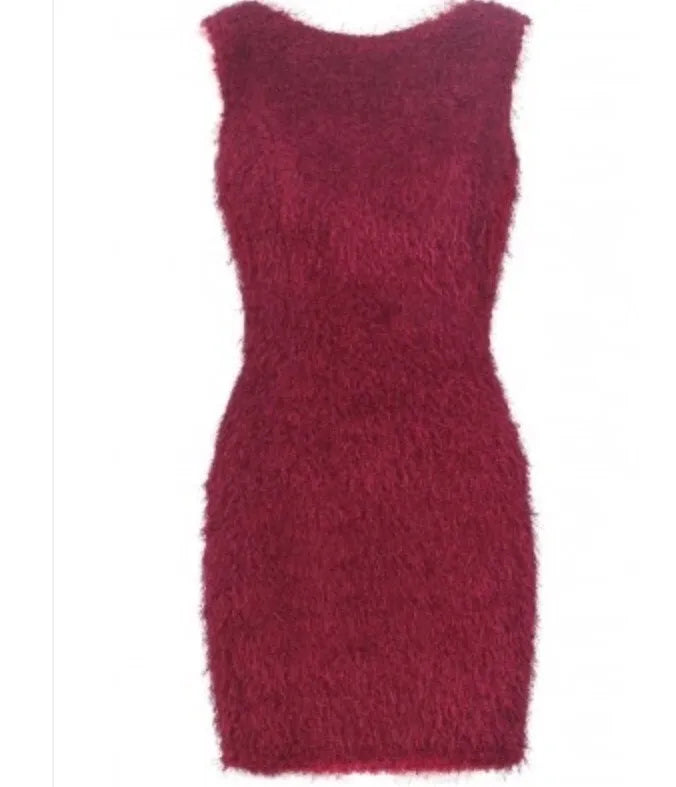 Eyelash Knitted Dress
