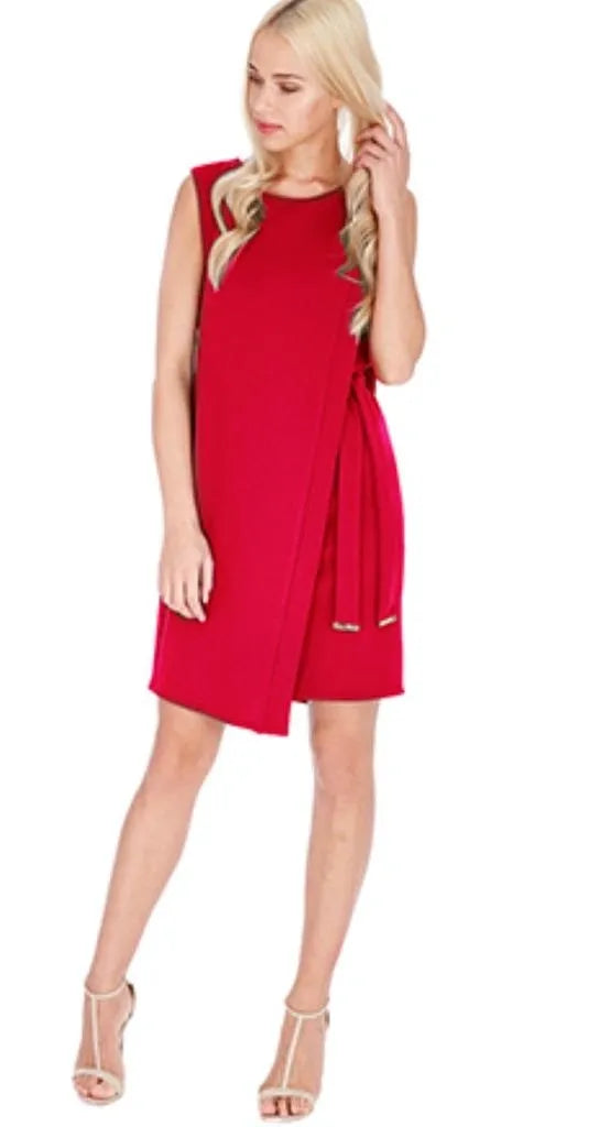 Overlay Asymmetric Sleeves Mini