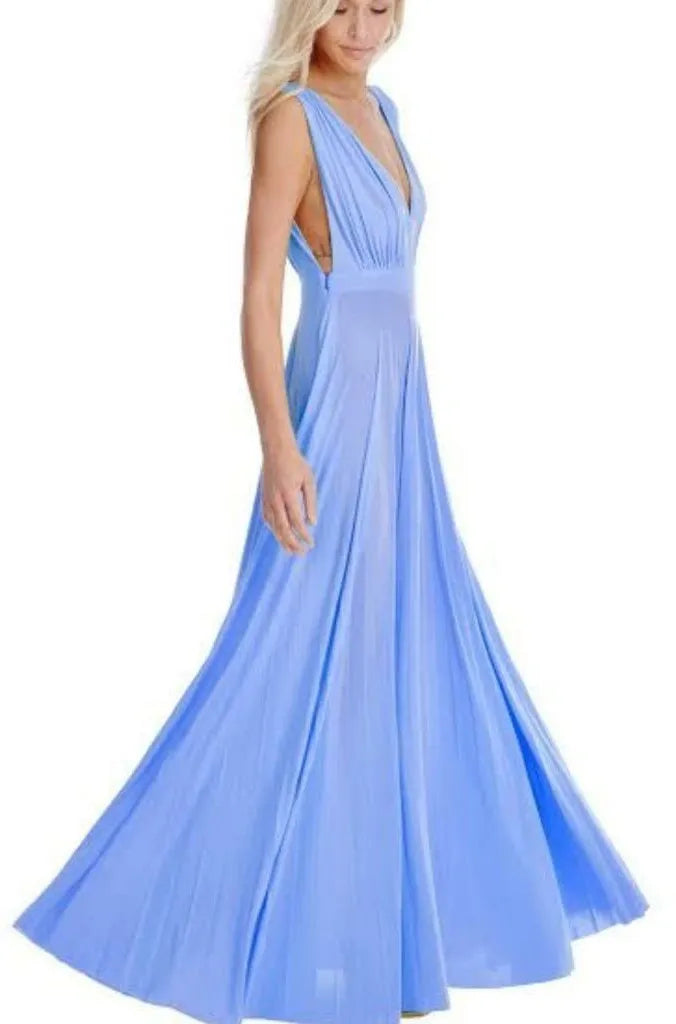 Pleated Oscar Maxi Dress