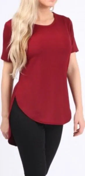 Dipped Hem T-Shirt