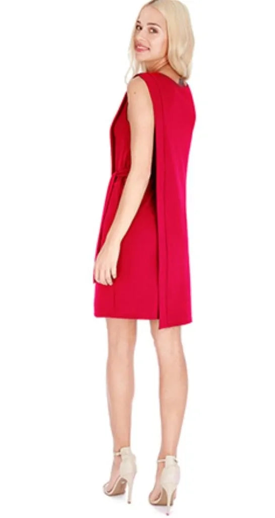 Overlay Asymmetric Sleeves Mini