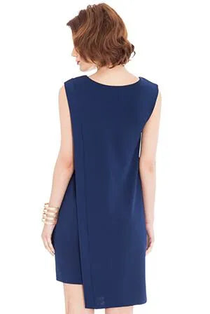 Overlay Asymmetric Sleeves Mini
