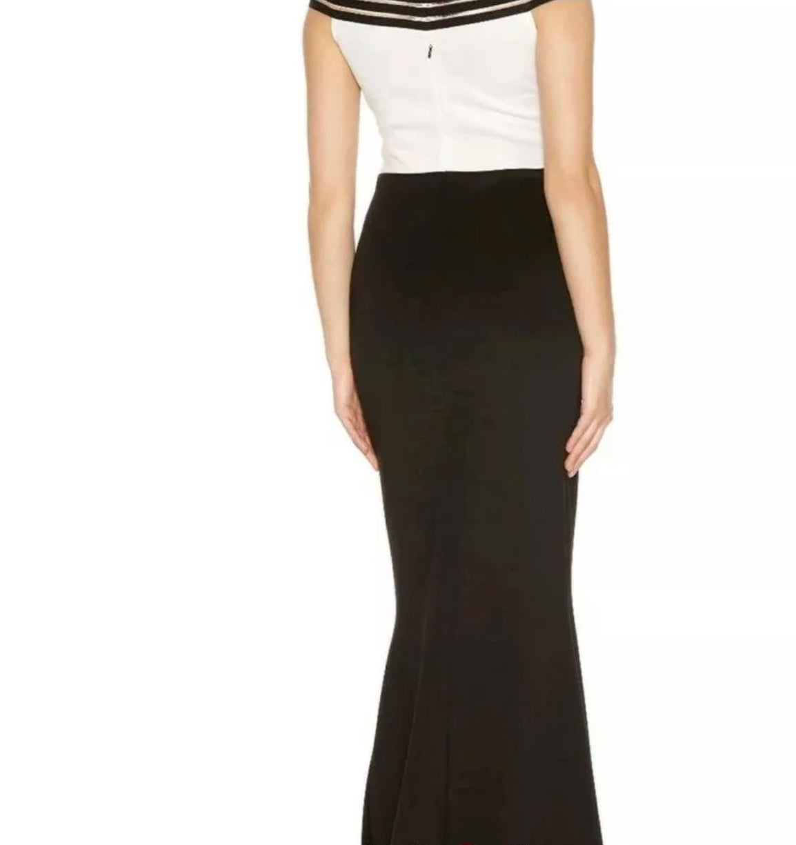BARDOT CONTRAST MAXI DRESS