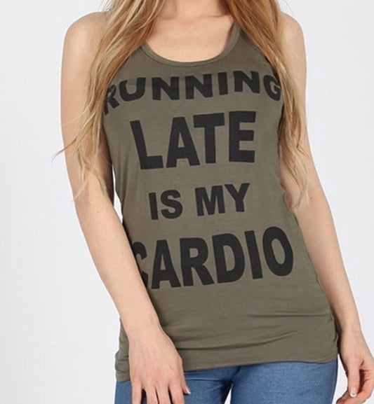 RUNNING LATE TOP