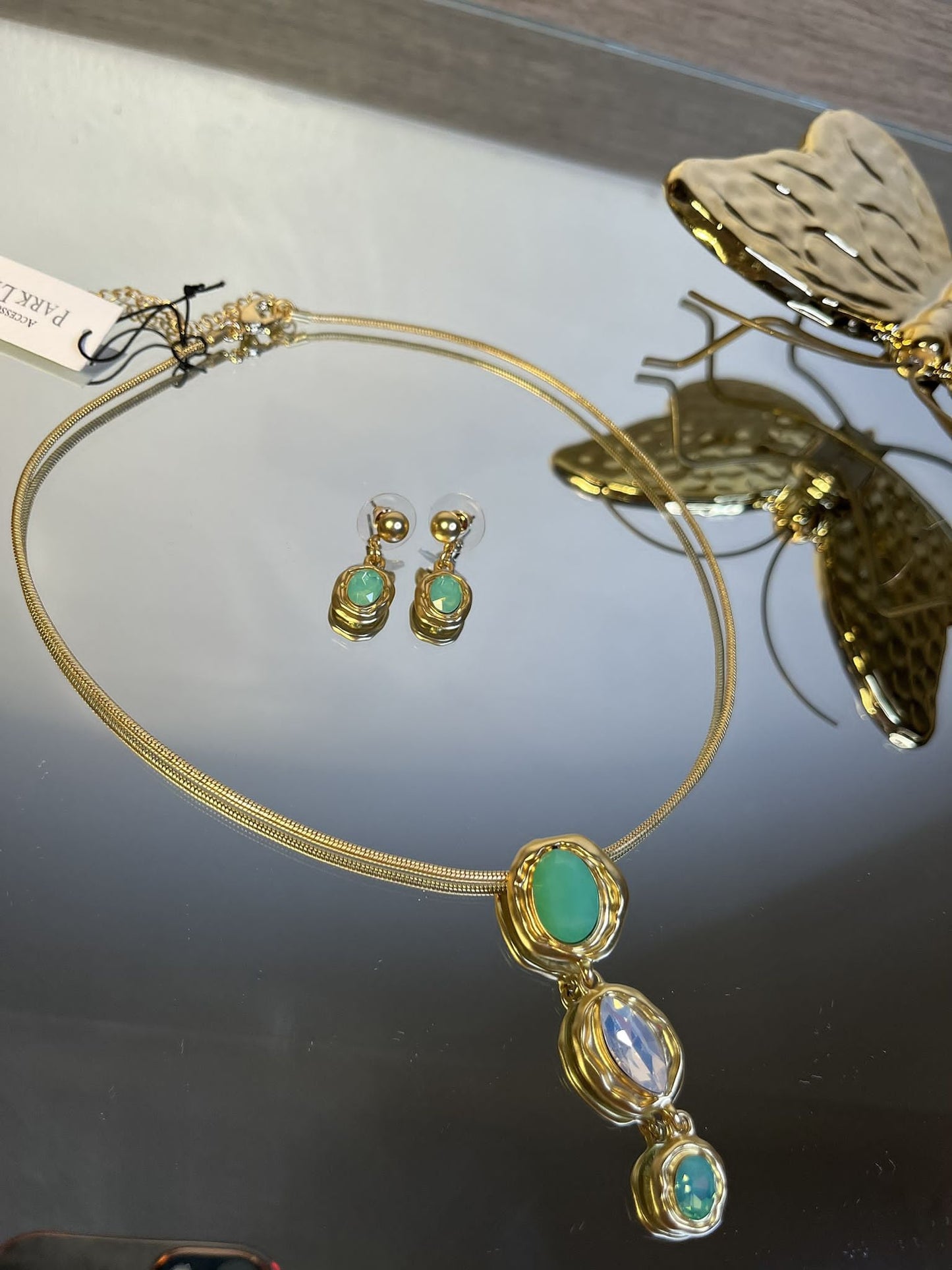 Beautiful  Gold Plated Necklace Set