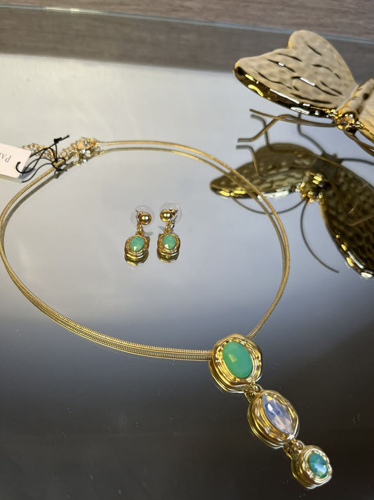Beautiful  Gold Plated Necklace Set